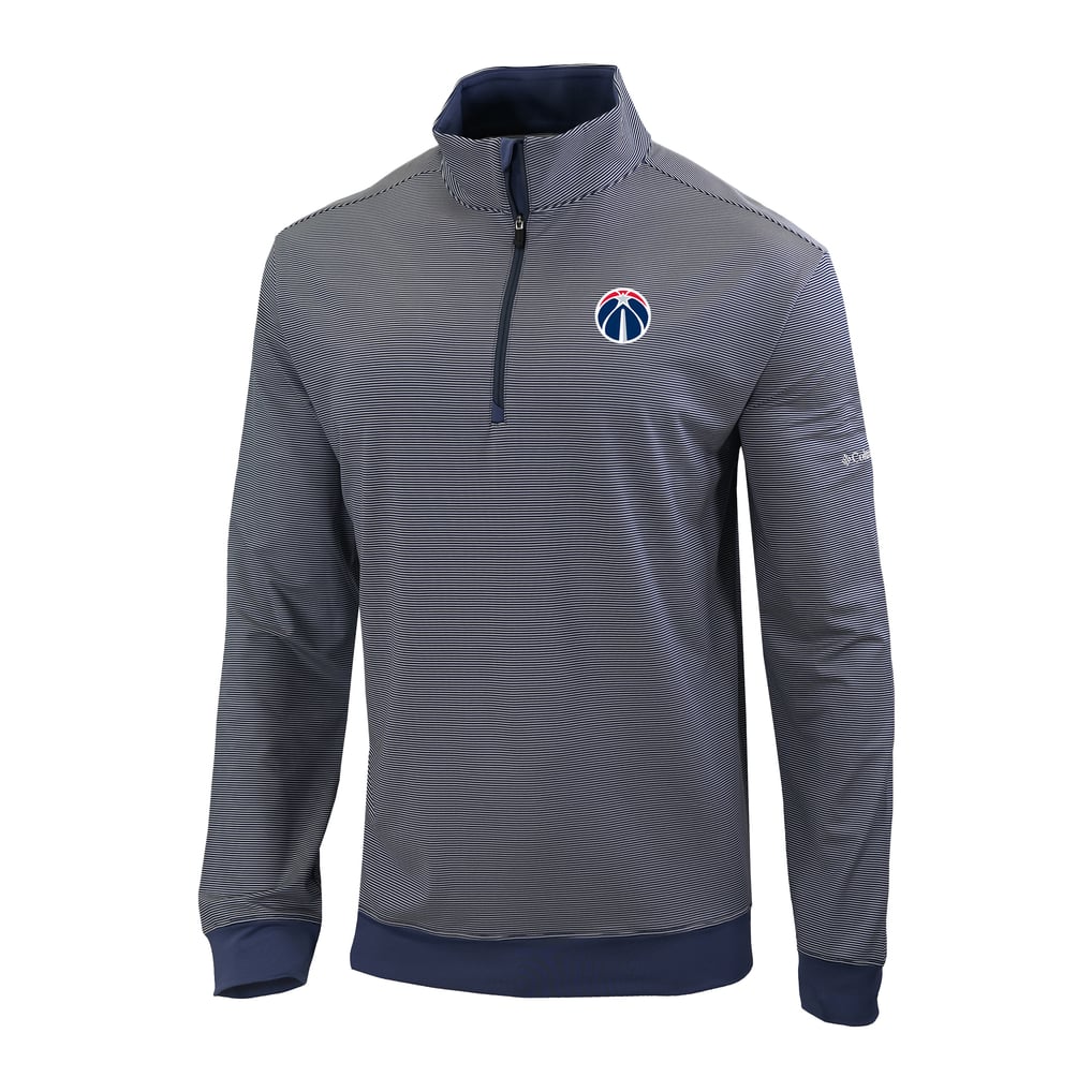 Washington Wizards Columbia Omni-Wick Even Lie Quarter-Zip Pullover - Navy